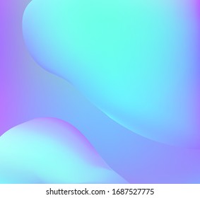 Fondo del vector holográfico. Aceite irlandés. Holograma. Arcoiris de neón pastel. Papel metálico ultravioleta. Plantilla para presentación. Cubierta para diseño web. Gradiente colorido abstracto.