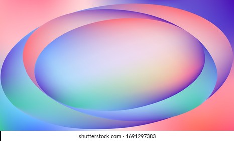 Holographic Vector Background. Iridescent Foil. Glitch Hologram. Pastel neon rainbow. Ultraviolet metallic paper. Template for presentation. Cover to web design. Abstract colorful gradient.