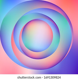 Fondo del vector holográfico. Aceite irlandés. Holograma. Arcoiris de neón pastel. Papel metálico ultravioleta. Plantilla para presentación. Cubierta para diseño web. Gradiente colorido abstracto.