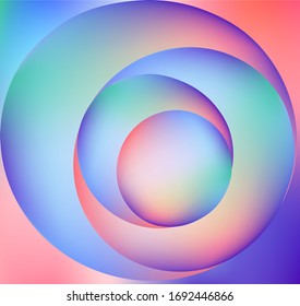 Holographic Vector Background. Iridescent Foil. Glitch Hologram. Pastel neon rainbow. Ultraviolet metallic paper. Template for presentation. Cover to web design. Abstract colorful gradient.