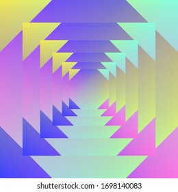 Fondo del vector holográfico. Aceite irlandés. Holograma. Arcoiris de neón pastel. Papel metálico ultravioleta. Plantilla para presentación. Cubierta para diseño web. Gradiente colorido abstracto.