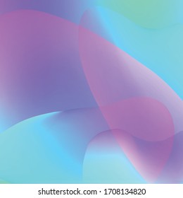 Fondo del vector holográfico. Aceite irlandés. Holograma. Arcoiris de neón pastel. Papel metálico ultravioleta. Plantilla para presentación. Cubierta para diseño web. Gradiente colorido abstracto.