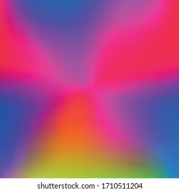 Fondo del vector holográfico. Aceite irlandés. Holograma. Arcoiris de neón pastel. Papel metálico ultravioleta. Plantilla para presentación. Cubierta para diseño web. Gradiente colorido abstracto.