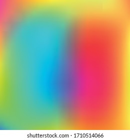 Fondo del vector holográfico. Aceite irlandés. Holograma. Arcoiris de neón pastel. Papel metálico ultravioleta. Plantilla para presentación. Cubierta para diseño web. Gradiente colorido abstracto.