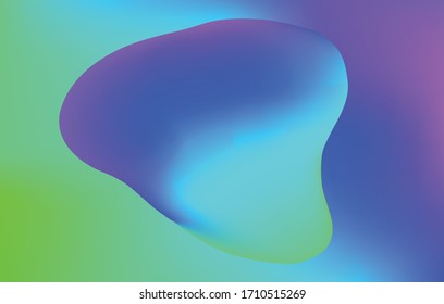 Fondo del vector holográfico. Aceite irlandés. Holograma. Arcoiris de neón pastel. Papel metálico ultravioleta. Plantilla para presentación. Cubierta para diseño web. Gradiente colorido abstracto.