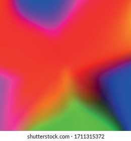 Fondo del vector holográfico. Aceite irlandés. Holograma. Arcoiris de neón pastel. Papel metálico ultravioleta. Plantilla para presentación. Cubierta para diseño web. Gradiente colorido abstracto.