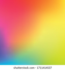 Holographic Vector Background. Iridescent Foil. Glitch Hologram. Pastel neon rainbow. Ultraviolet metallic paper. Template for presentation. Cover to web design. Abstract colorful gradient.