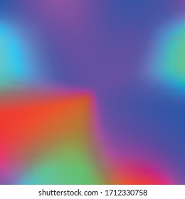 Fondo del vector holográfico. Aceite irlandés. Holograma. Arcoiris de neón pastel. Papel metálico ultravioleta. Plantilla para presentación. Cubierta para diseño web. Gradiente colorido abstracto.