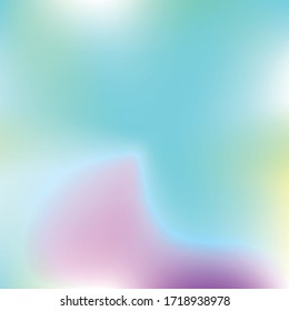 Fondo del vector holográfico. Aceite irlandés. Holograma. Arcoiris de neón pastel. Papel metálico ultravioleta. Plantilla para presentación. Cubierta para diseño web. Gradiente colorido abstracto.