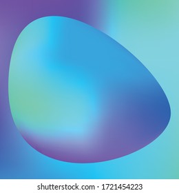 Holographic Vector Background. Iridescent Foil. Glitch Hologram. Pastel neon rainbow. Ultraviolet metallic paper. Template for presentation. Cover to web design. Abstract colorful gradient.