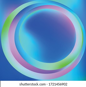 Holographic Vector Background. Iridescent Foil. Glitch Hologram. Pastel neon rainbow. Ultraviolet metallic paper. Template for presentation. Cover to web design. Abstract colorful gradient.