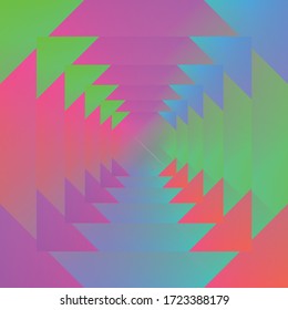Holographic Vector Background. Iridescent Foil. Glitch Hologram. Pastel neon rainbow. Ultraviolet metallic paper. Template for presentation. Cover to web design. Abstract colorful gradient.