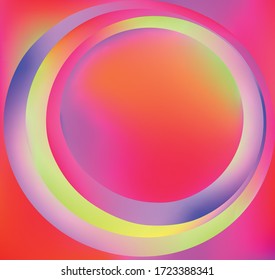 Holographic Vector Background. Iridescent Foil. Glitch Hologram. Pastel neon rainbow. Ultraviolet metallic paper. Template for presentation. Cover to web design. Abstract colorful gradient.