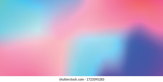 Holographic Vector Background. Iridescent Foil. Glitch Hologram. Pastel neon rainbow. Ultraviolet metallic paper. Template for presentation. Cover to web design. Abstract colorful gradient.