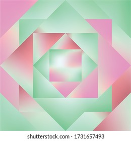 Holographic Vector Background. Iridescent Foil. Glitch Hologram. Pastel neon rainbow. Ultraviolet metallic paper. Template for presentation. Cover to web design. Abstract colorful gradient.
