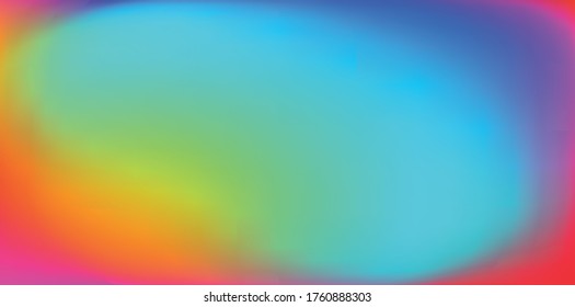 Holographic Vector Background. Iridescent Foil. Glitch Hologram. Pastel neon rainbow. Ultraviolet metallic paper. Template for presentation. Cover to web design. Abstract colorful gradient.