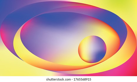 Fondo del vector holográfico. Aceite irlandés. Holograma brillante. Arcoiris de neón pastel. Papel metálico ultravioleta. Plantilla para presentación. Cubierta al diseño web. Gradiente colorido abstracto.