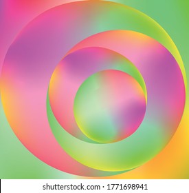 Holographic Vector Background. Iridescent Foil. Glitch Hologram. Pastel neon rainbow. Ultraviolet metallic paper. Template for presentation. Cover to web design. Abstract colorful gradient.