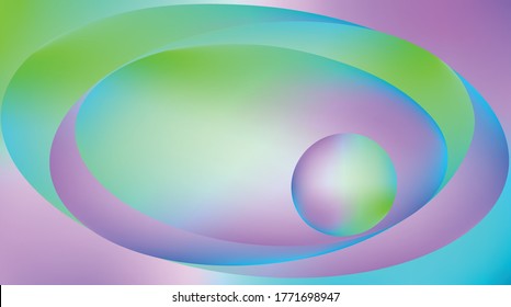 Holographic Vector Background. Iridescent Foil. Glitch Hologram. Pastel neon rainbow. Ultraviolet metallic paper. Template for presentation. Cover to web design. Abstract colorful gradient.