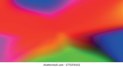 Fondo del vector holográfico. Aceite irlandés. Holograma brillante. Arcoiris de neón pastel. Papel metálico ultravioleta. Plantilla para presentación. Cubierta al diseño web. Gradiente colorido abstracto.