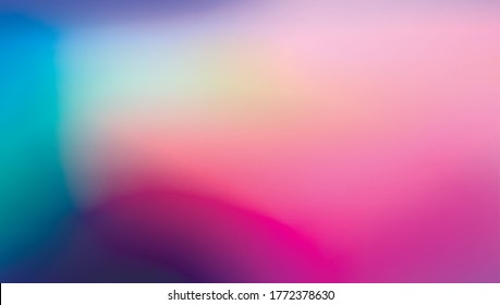 Holographic Vector Background. Iridescent Foil. Glitch Hologram. Pastel neon rainbow. Ultraviolet metallic paper. Template for presentation. Cover to web design. Abstract colorful gradient.