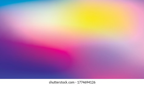 Holographic Vector Background. Iridescent Foil. Glitch Hologram. Pastel neon rainbow. Ultraviolet metallic paper. Template for presentation. Cover to web design. Abstract colorful gradient.