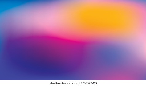 Holographic Vector Background. Iridescent Foil. Glitch Hologram. Pastel neon rainbow. Ultraviolet metallic paper. Template for presentation. Cover to web design. Abstract colorful gradient.