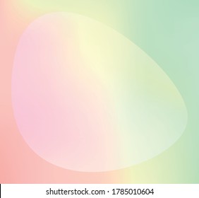 Fondo del vector holográfico. Aceite irlandés. Holograma brillante. Arcoiris de neón pastel. Papel metálico ultravioleta. Plantilla para presentación. Cubierta al diseño web. Gradiente colorido abstracto.