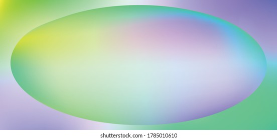 Holographic Vector Background. Iridescent Foil. Glitch Hologram. Pastel neon rainbow. Ultraviolet metallic paper. Template for presentation. Cover to web design. Abstract colorful gradient.