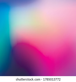 Holographic Vector Background. Iridescent Foil. Glitch Hologram. Pastel neon rainbow. Ultraviolet metallic paper. Template for presentation. Cover to web design. Abstract colorful gradient.
