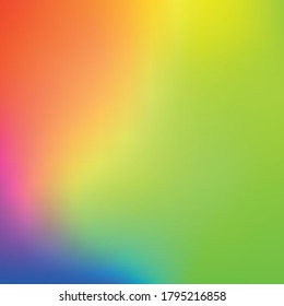 Holographic Vector Background. Iridescent Foil. Glitch Hologram. Pastel neon rainbow. Ultraviolet metallic paper. Template for presentation. Cover to web design. Abstract colorful gradient.