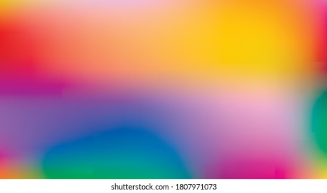 Fondo del vector holográfico. Aceite irlandés. Holograma brillante. Arcoiris de neón pastel. Papel metálico ultravioleta. Plantilla para presentación. Cubierta al diseño web. Gradiente colorido abstracto.