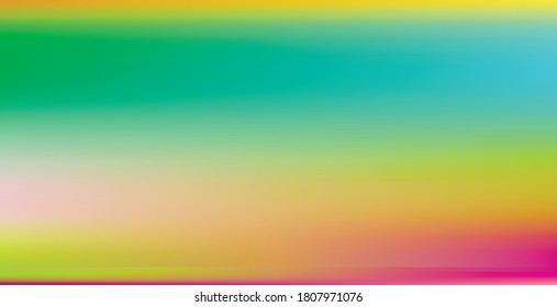 Fondo del vector holográfico. Aceite irlandés. Holograma brillante. Arcoiris de neón pastel. Papel metálico ultravioleta. Plantilla para presentación. Cubierta al diseño web. Gradiente colorido abstracto.