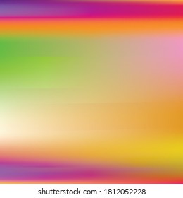Holographic Vector Background. Iridescent Foil. Glitch Hologram. Pastel neon rainbow. Ultraviolet metallic paper. Template for presentation. Cover to web design. Abstract colorful gradient.
