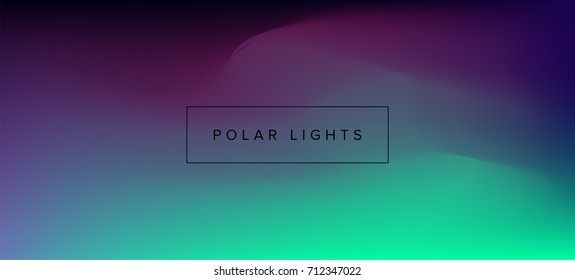 Holographic vector background of polar lights.