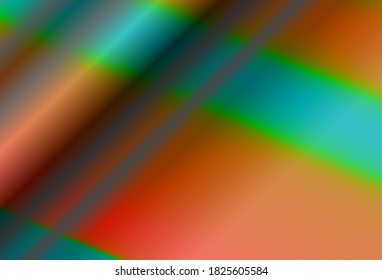 Holografischer Vektorhintergrund, metallischer Regenbogen