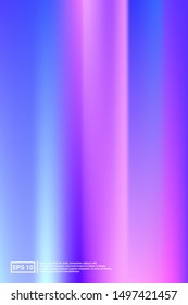 Holographic, Vector, Glossy Cover. Soft Color. Blue Screen Holographic, Pastel Cover Background.  Vibrant, Calm, Trend Concept. For Web Applications, Mobiles, Screen Template.