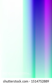 Holographic, Vector, Glossy Cover. Soft Color. Blue Screen Holographic, Pastel Cover Background.  Warm, Iridescent, Hipster Image. For Web Applications, Mobiles, Screen Template.