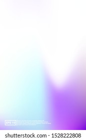 Holographic, Vector, Glossy Cover. Soft Color. Blue Screen  