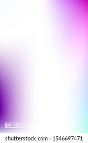 Holographic, Vector, Glossy Cover. Soft Color. Blue Screen Holographic, Pastel Cover Background.  Vibrant, Glow, Modern Template. For Web Applications, Mobiles, Screen Template.