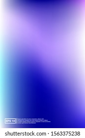 Holographic, Vector, Glossy Cover. Soft Color. Blue Screen Holographic, Pastel Cover Background.  Multicolor, Mesh, Party Background. For Web Applications, Mobiles, Screen Template.