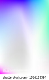 Holographic, Vector, Glossy Cover. Soft Color. Blue Screen Holographic, Pastel Cover Background.  