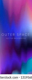 Holographic vector texture, glitched surface with ripples and corrugation. Abstract pastel pearly background for poster/ cover design.