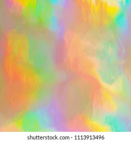 Holographic vector texture, rainbow silver background. 