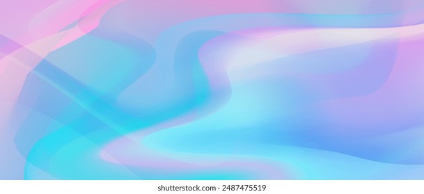 Holographic vibrant abstract wallpaper background. Hologram texture. Premium quality. Modern vector design.