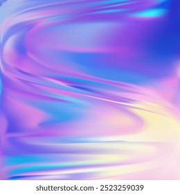 Holographic vibrant abstract wallpaper background. Hologram texture. Premium quality. Modern vector design.