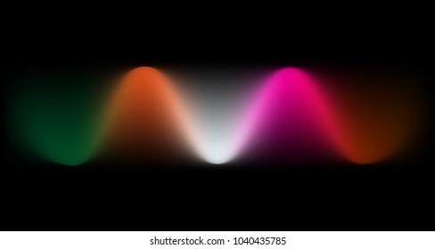 Holographic,Spectrum Color abstract background.Pearlescent graphic template for brochure, flyer, poster design, wallpaper, mobile screen.Vector