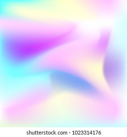 Holography background gradient with blue violet and pink color. Abstract creative design.