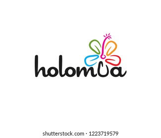 holomua wordmark flower 