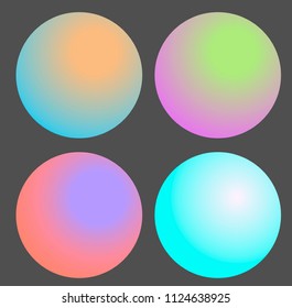 Holpgraphic gradient sphere, vector